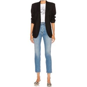 Re/Done High Rise Ankle Crop Jeans size 27